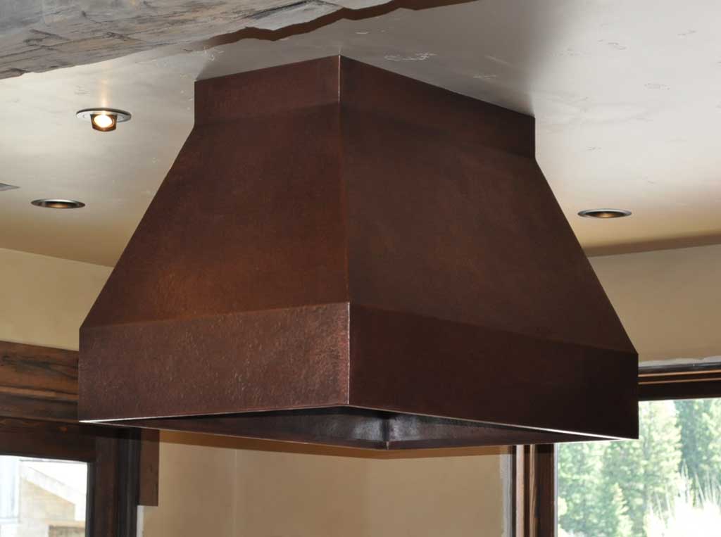 Custom Copper Hood | Thornton Heating and Sheetmetal