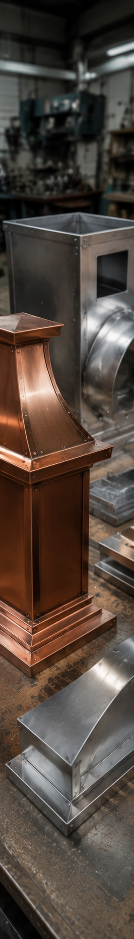 Architectural Sheet Metal|Specialty Fabrication|Custom Metal Fabrication|Decorative Sheet Metal|Copper Fabrication|Stainless Steel|Hailey ID|Bellevue|Ketchum|Sun Valley