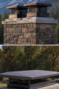 Chimney Caps|Custom Chimney Caps|Chimney Venting|Dryer Vent Installation|Custom Venting|Sheet Metal Fabrication|Hailey ID|Bellevue|Ketchum|Sun Valley|Blaine County