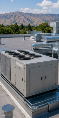 Commercial HVAC|Commercial Heating|Commercial Air Conditioning|Rooftop Units|HVAC Maintenance|Design Build HVAC|HVAC Retrofit|Hailey ID|Bellevue|Ketchum|Sun Valley